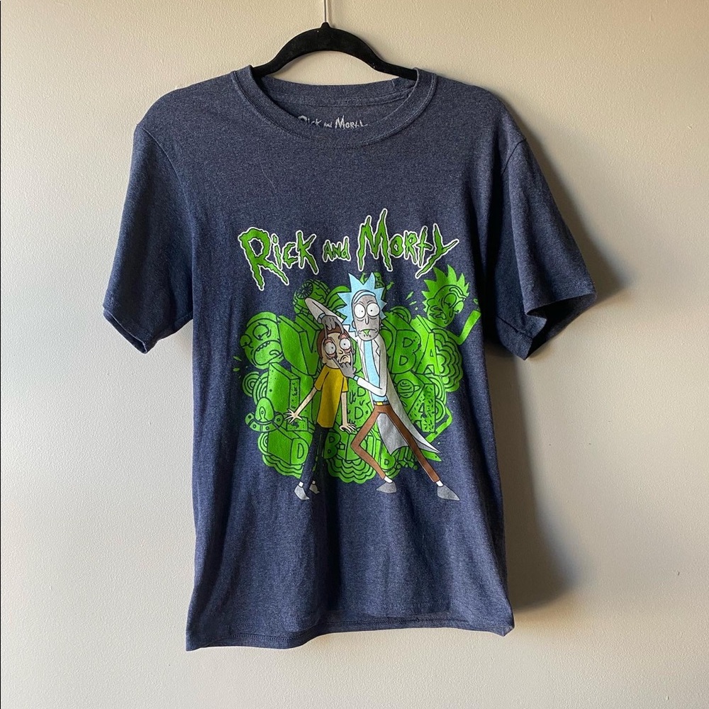 Rick & Morty Shirt Adult Small Short Sleeve Cotton T-shirt  3 for $30